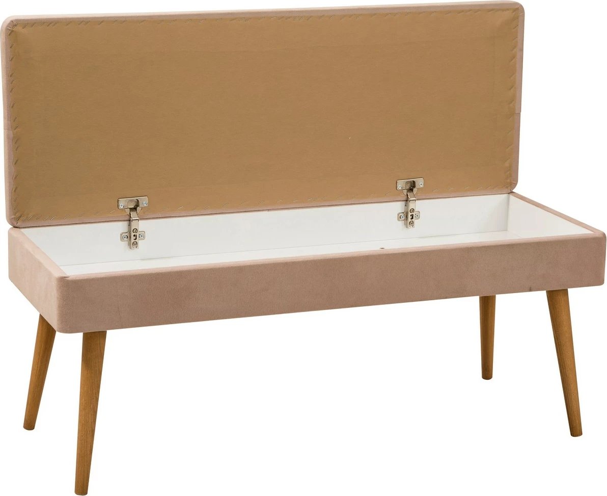 Set tavoline me karrige, bankë, konsolë, zgjatje, 6 pjesë, Skye Decor, Vina Bench 04 0900, ngjyrë Atlantic Pine, Stone