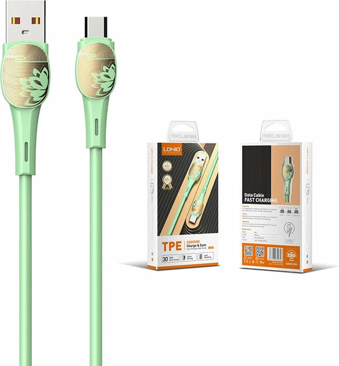 Kabllo E Karikimit LDNIO LS832 (Gjelbërt) Kabllo E Karikimit LDNIO LS832 (Gjelbërt)