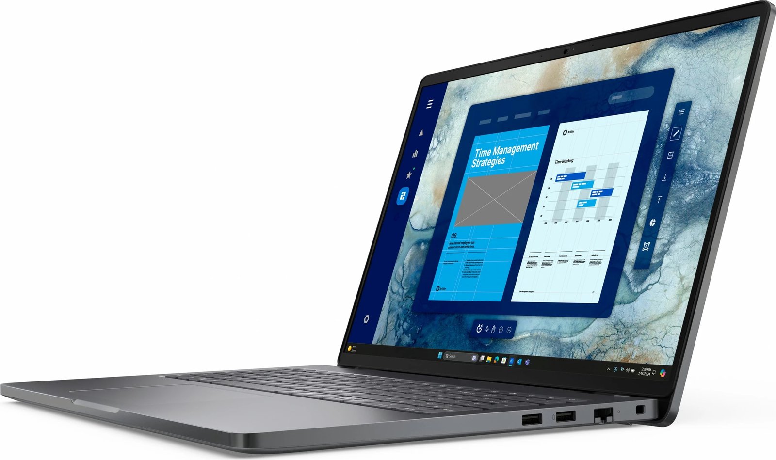 Kompjuter Dell Pro 16 PC16250, Intel Core 5 120U, 16GB RAM, 512GB SSD, 16 inç, gri