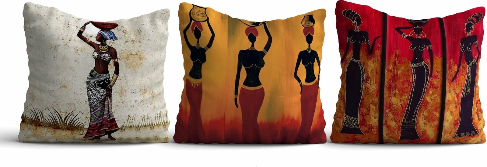 Set jastëkësh dekorativ (3 copë), Aberto Design, HMI-KIR-113