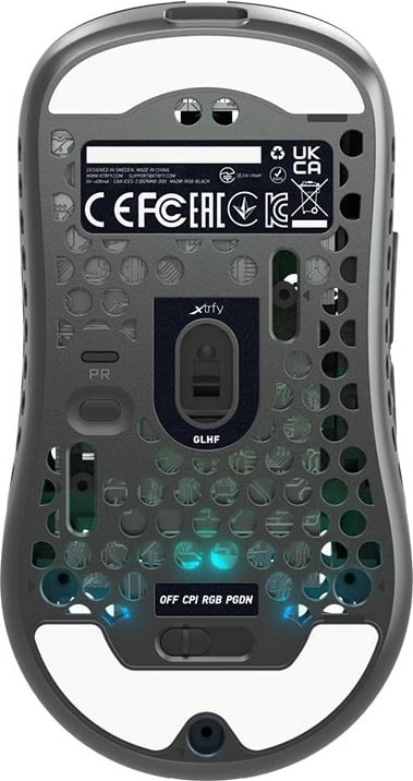 Maus Cherry XTRFY M42 RGB, Ambidextrous, Optical, RF Wireless + USB Type-C, 19000 DPI, Bardhë Maus Cherry XTRFY M42 RGB, Ambidextrous, Optical, RF Wireless + USB Type-C, 19000 DPI, Bardhë