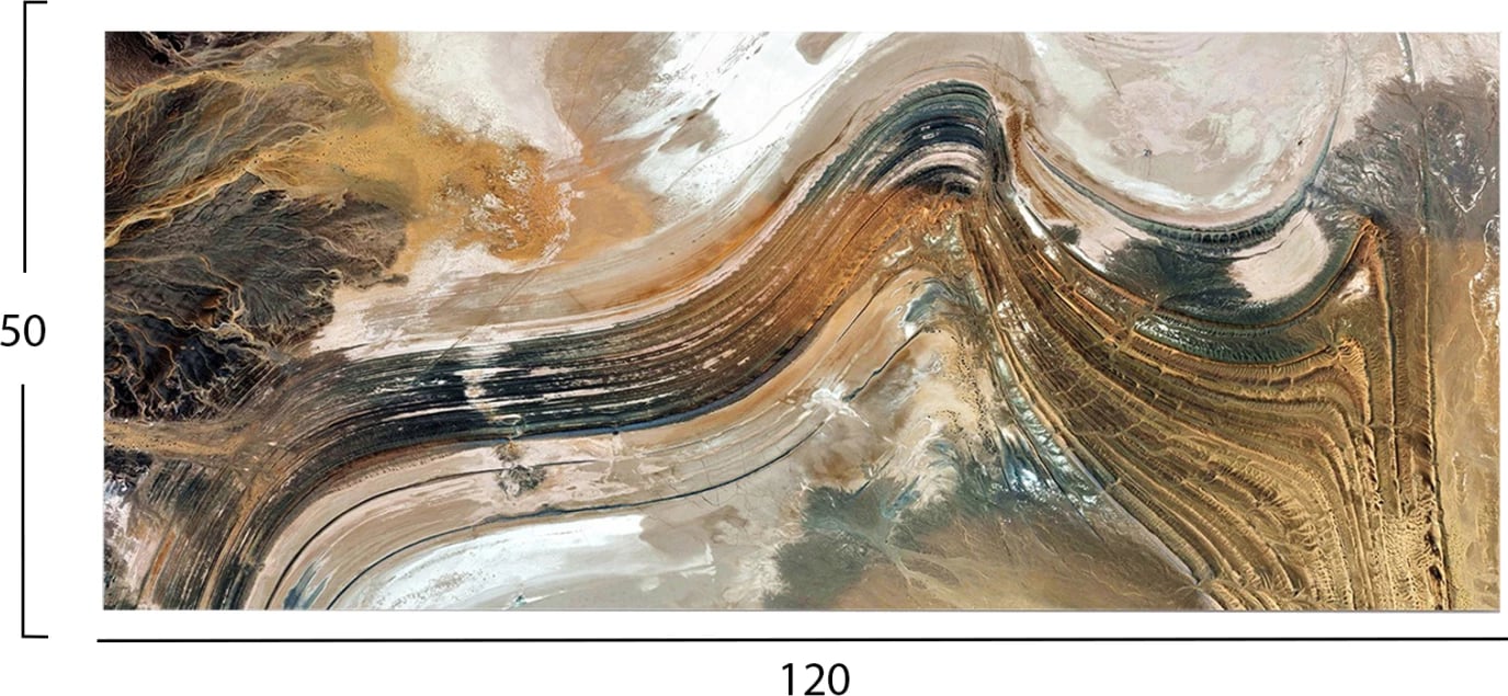 Pikturë muri GOBI, kanavacë e printuar, 120x3x50cm