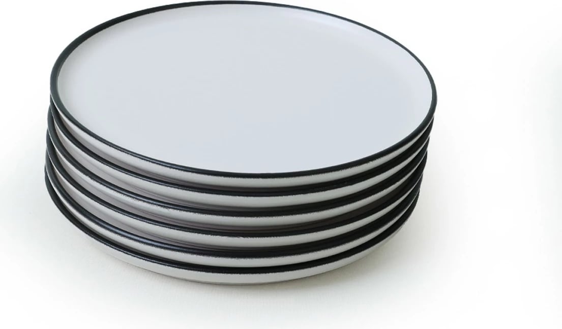 Set për shërbim torte (6 copë), Hermia Concept, X00019020, ngjyrë e bardhë mat