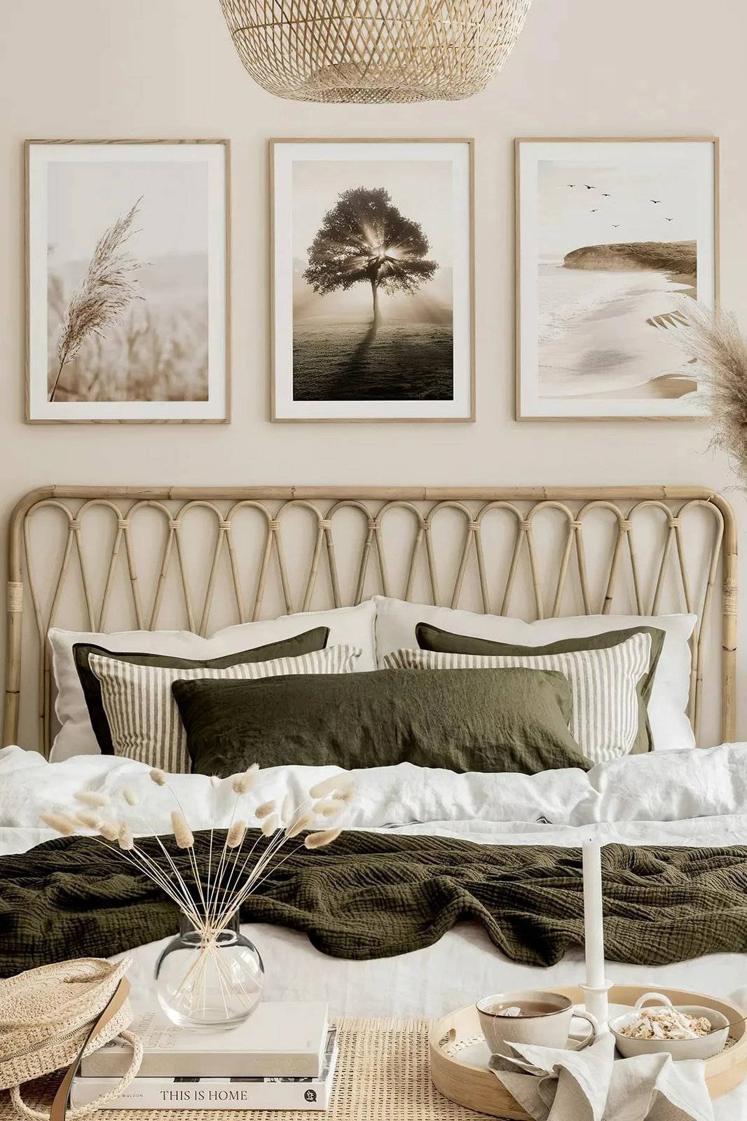 Pikturë dekorative me kornizë, 3 copë, Wallity, Artcerceve18