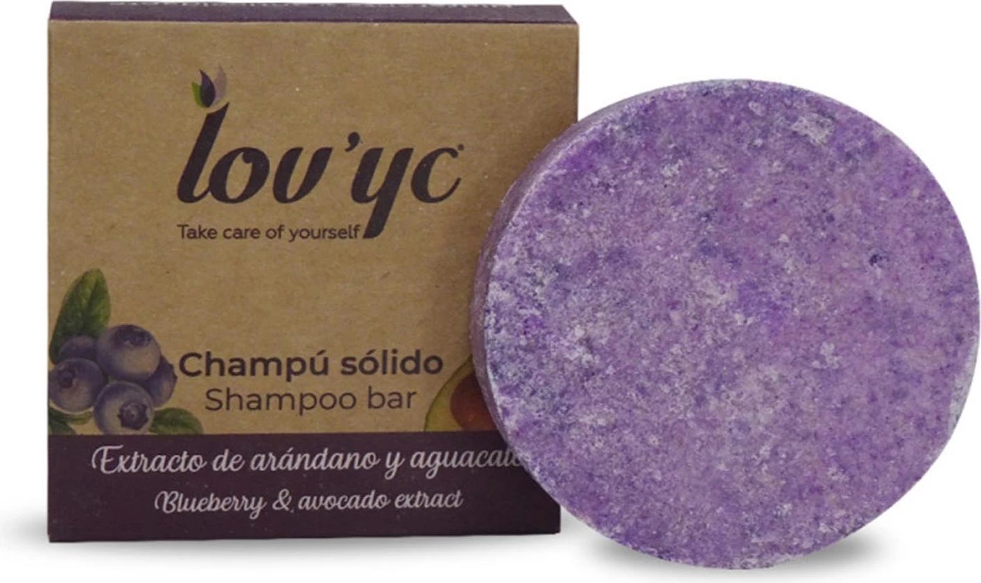 Shampon solid Elie Saab Lovyc uniseks boronicë dhe avokado 50g