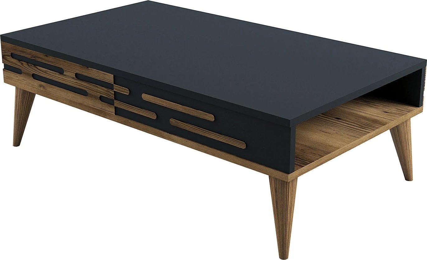 Tavolinë kafeje Hanah Home, Valensiya, ngjyrë arre dhe antracit