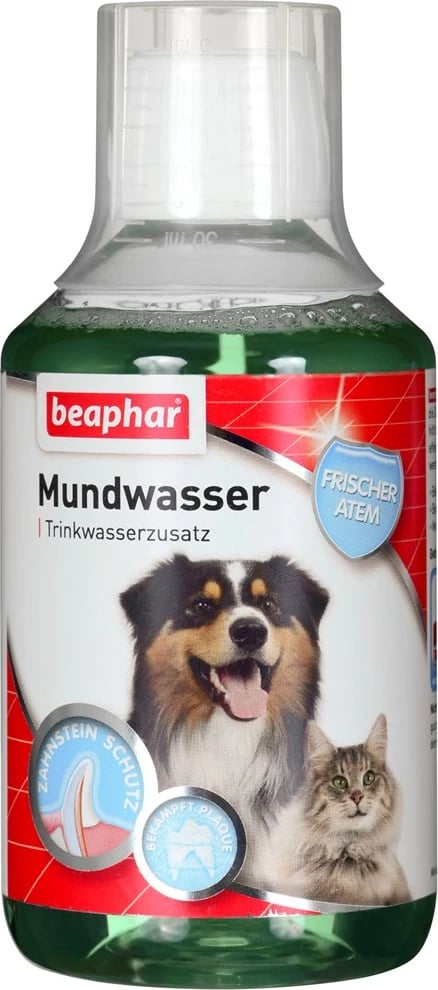 Pastrues dhëmbësh për qen dhe mace beaphar 250 ml