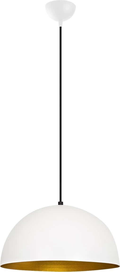 Llambë tavani moderne, Opviq Sivani MR-718, e bardhë dhe e artë, lartësi e rregullueshme Llambë tavani moderne, Opviq Sivani MR-718, e bardhë dhe e artë, lartësi e rregullueshme