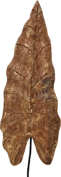 Dekorim tavoline gjethe Lopi Inart, dru mango-hekur, 23x9x77.5 cm Dekorim tavoline gjethe Lopi Inart, dru mango-hekur, 23x9x77.5 cm