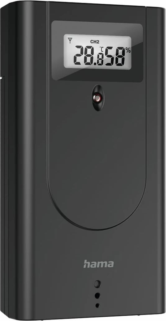Stacion moti Hama Black Line Plus, digjital, me ekran VA, i zi