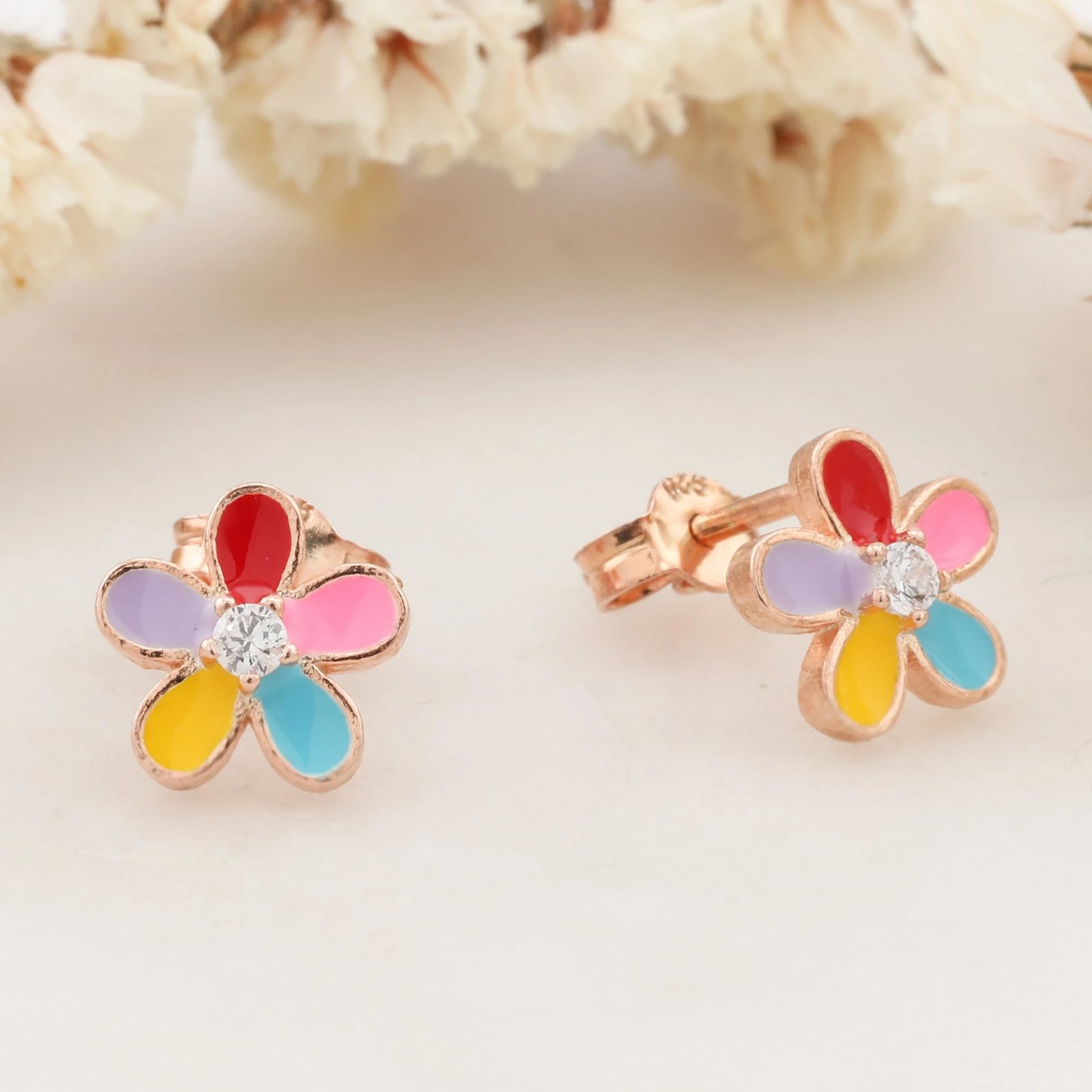 Vathë argjendi Jumeon, shumëngjyrësh, 10408ROS