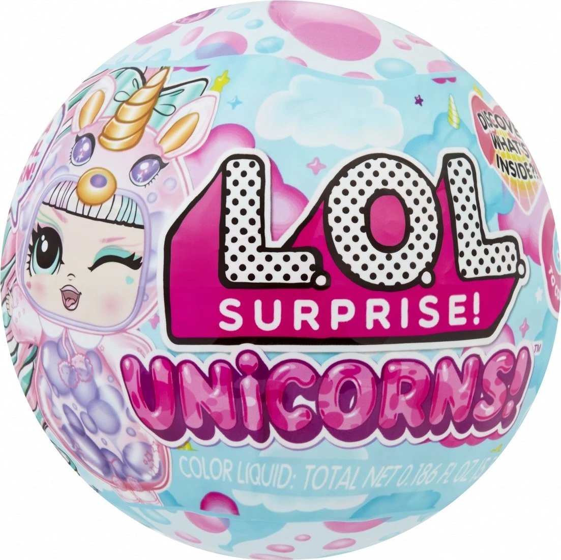 Set lodrash L.O.L. Surprise Unicorn, MGA, 12 copë, plastikë, për vajza, shumëngjyrëshe