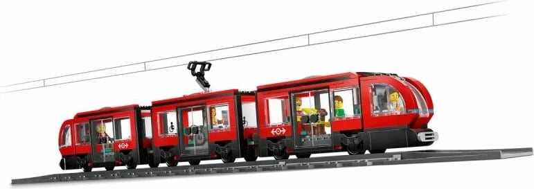 Lego set City tram me stacion