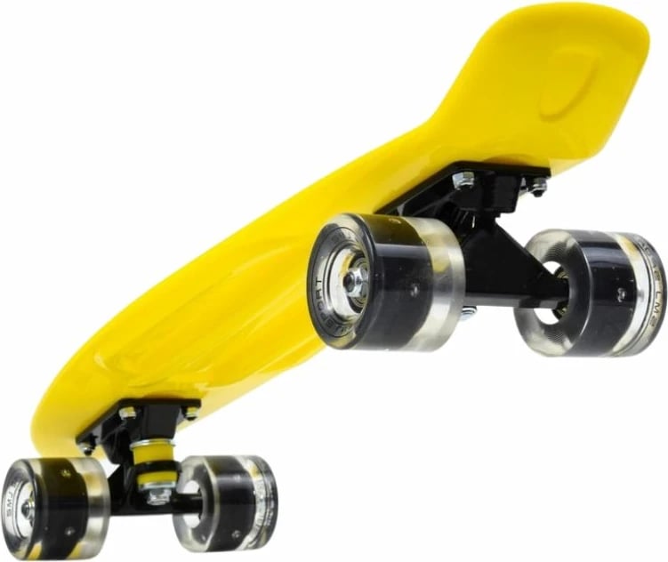 Skateboard Smj për skating, e verdhë