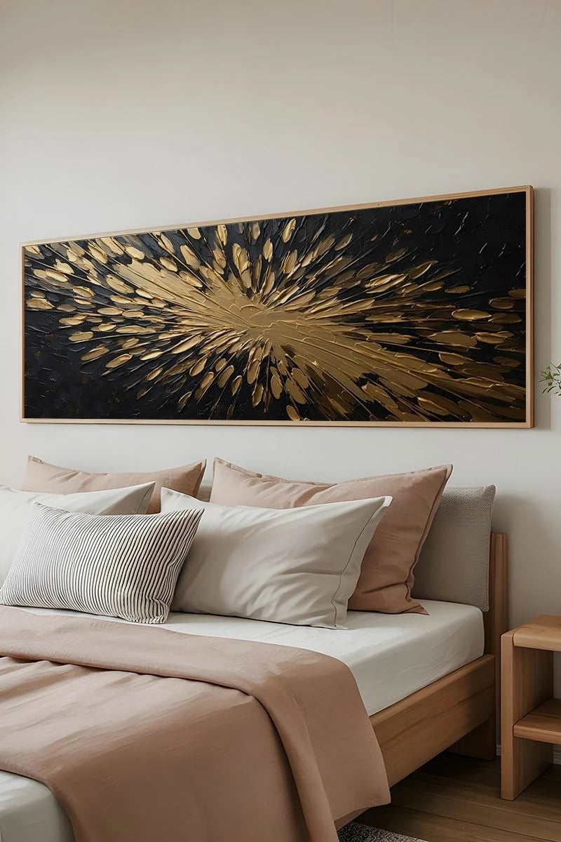 Pikturë dekorative me kornizë, Wallity, Artsmdfyty20-50120, shumëngjyrëshe, 50x120cm