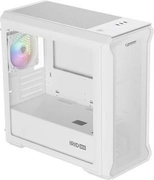 Kasë Natec Genesis IRID 503 ARGB LITE, Micro Tower, ARGB, e bardhë Kasë Natec Genesis IRID 503 ARGB LITE, Micro Tower, ARGB, e bardhë