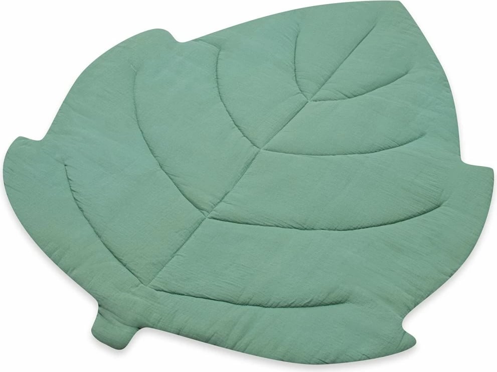 Dyshek loje muslin, New Baby, Leaf, formë gjethe, mint jeshile