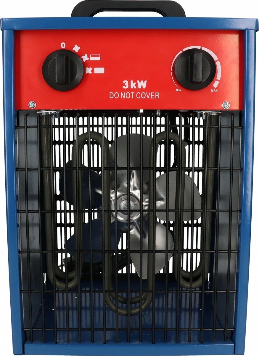 Ngrohës elektrik, Blaupunkt EH9010, 3000 W, termostat i rregullueshëm, 3 nivele, IPX4, blu
