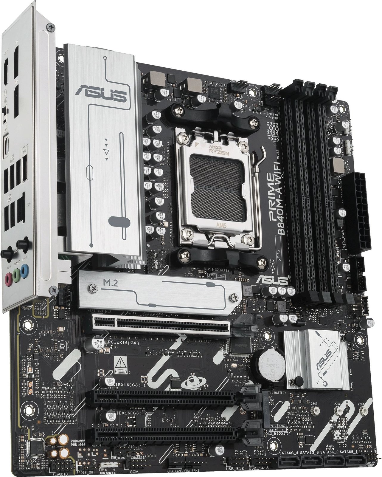 Pllakë amë ASUS Prime B840M-A WIFI, micro ATX, Bluetooth 5.3