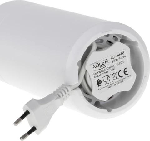 Bluarëse kafeje, Adler, AD 4446, 150 W, 75 g, enë metalike, kapak transparent, bllokim sigurie, e bardhë me ari Bluarëse kafeje, Adler, AD 4446, 150 W, 75 g, enë metalike, kapak transparent, bllokim sigurie, e bardhë me ari