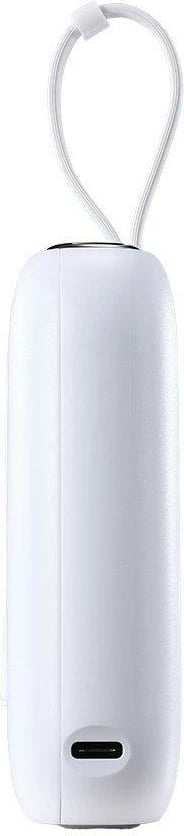 Powerbank Joyroom JR-L012, 10000mAh, 22.5W, me 2 kabllo të integruara USB-C dhe Lightning, Bardhë