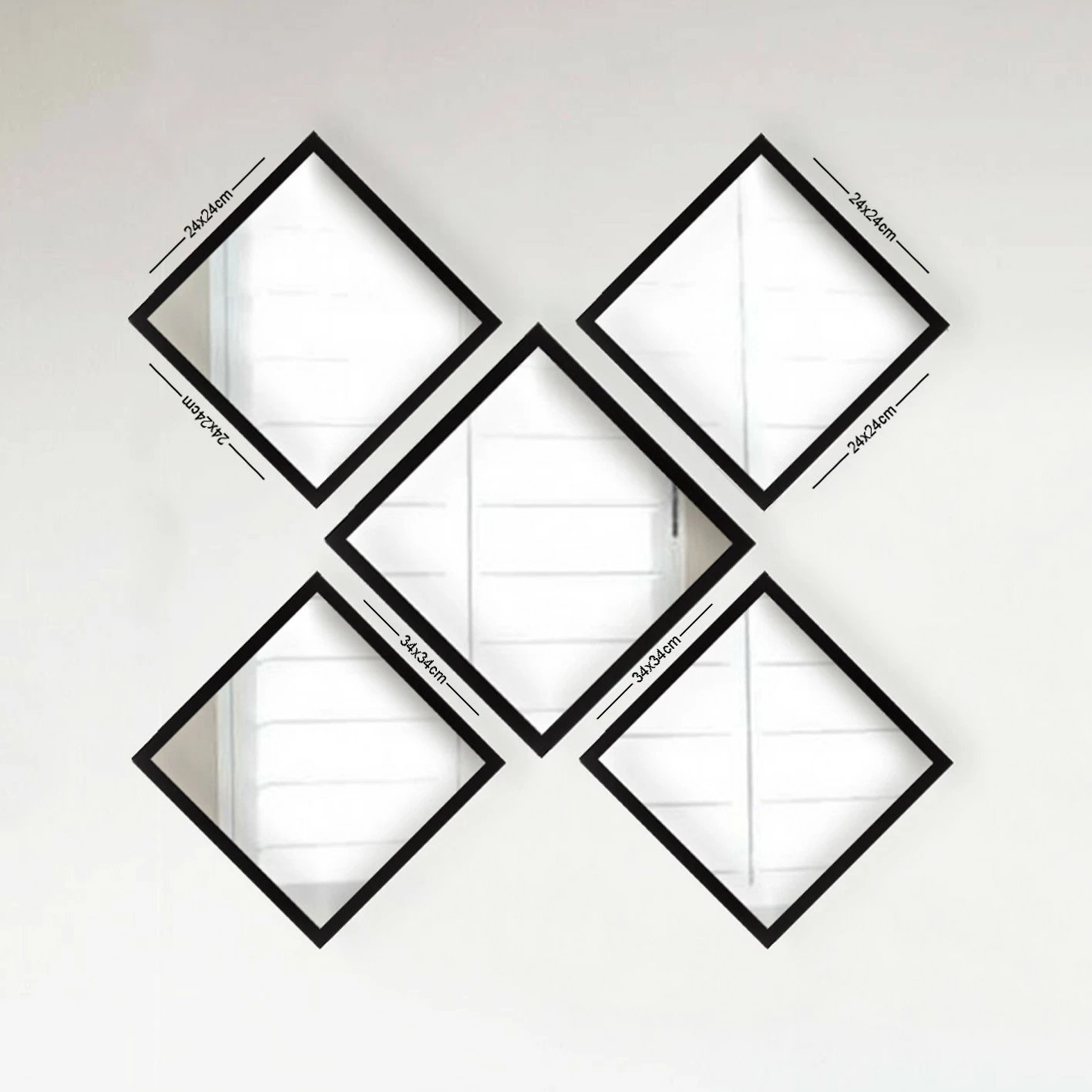 Set pasqyrash (5 copë), Wallity, SETAYNA_041