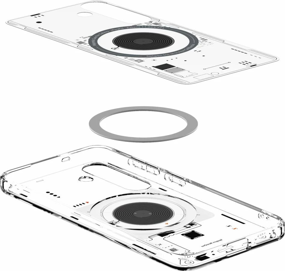 Mbështjellës Spigen Ultra Hybrid Mag për Samsung Galaxy S25 Neo One, Transparent