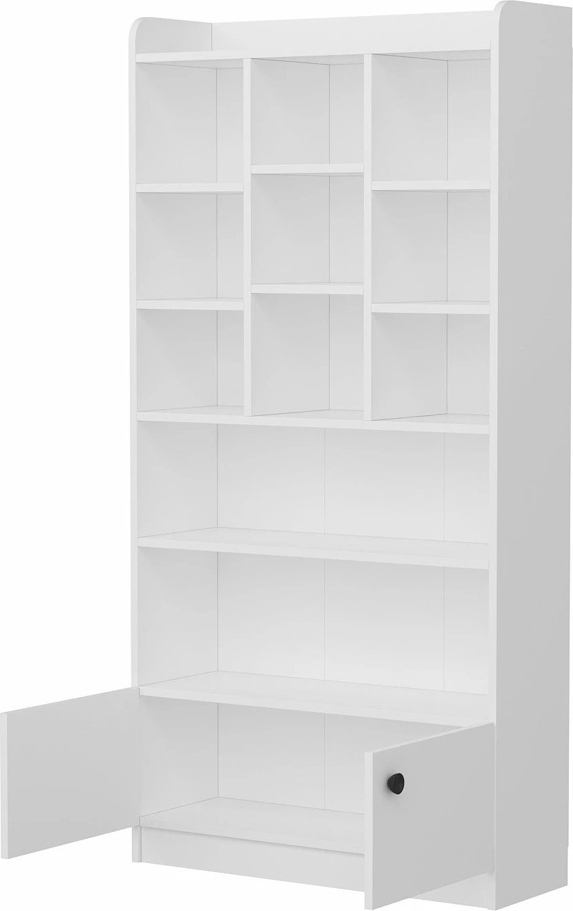 Raft librash Hanah Home, Tokyo, i bardhë