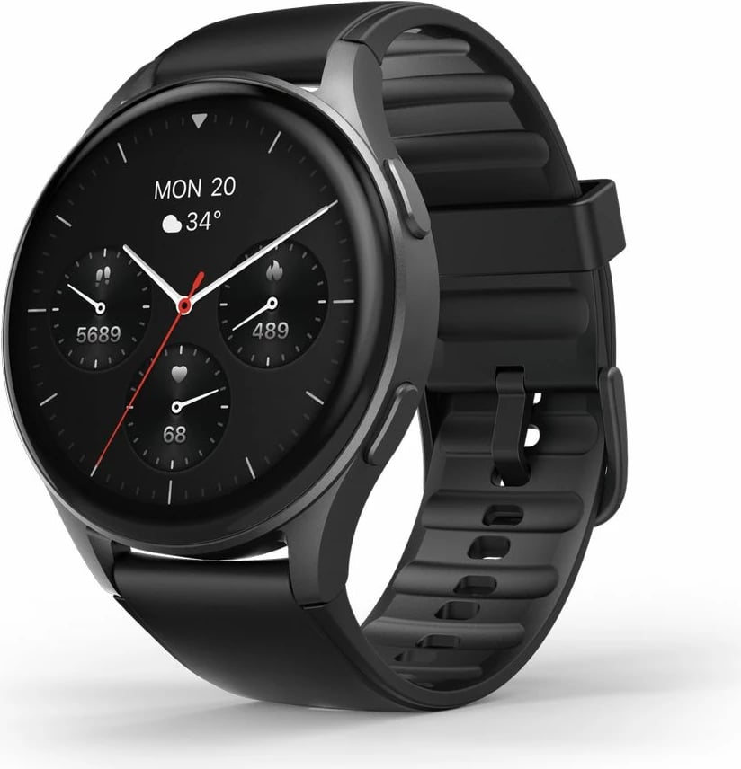 Smartwatch Hama 8900 GPS AMOLED 1.43", rrip silikoni, e zezë Smartwatch Hama 8900 GPS AMOLED 1.43", rrip silikoni, e zezë