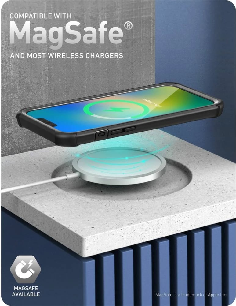Mbështjellës Supcase IBLSN Ares për iPhone 13/14, i zi