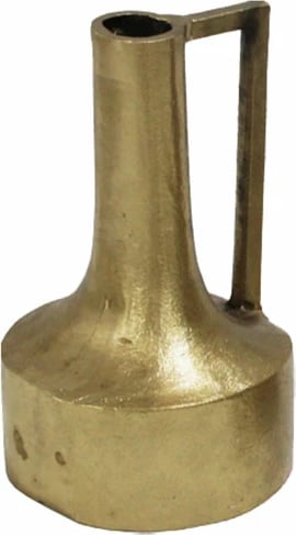 Vazo Bottiglia, alumin, ngjyrë ari antik, 17x15x26 cm Vazo Bottiglia, alumin, ngjyrë ari antik, 17x15x26 cm