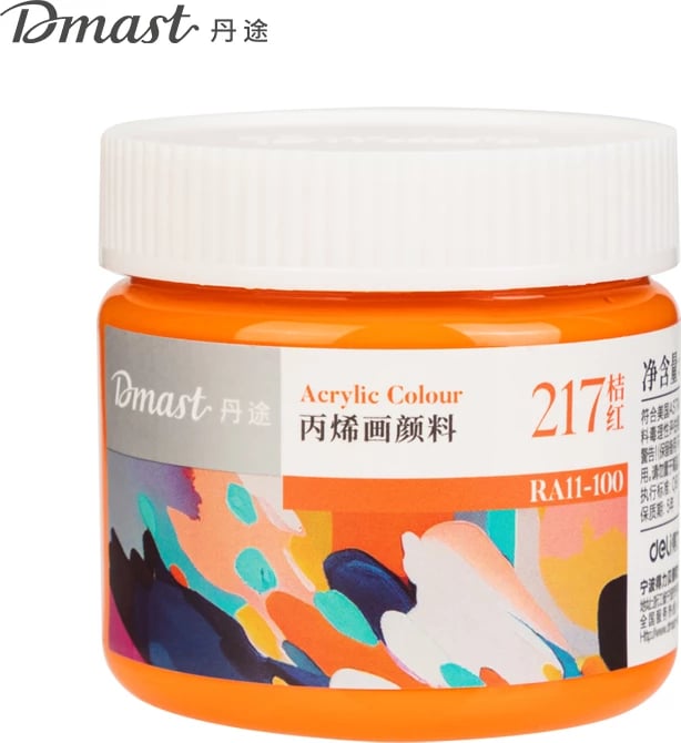 DELI NGJYRE AKRIL 100ML 217 ORANGE RED