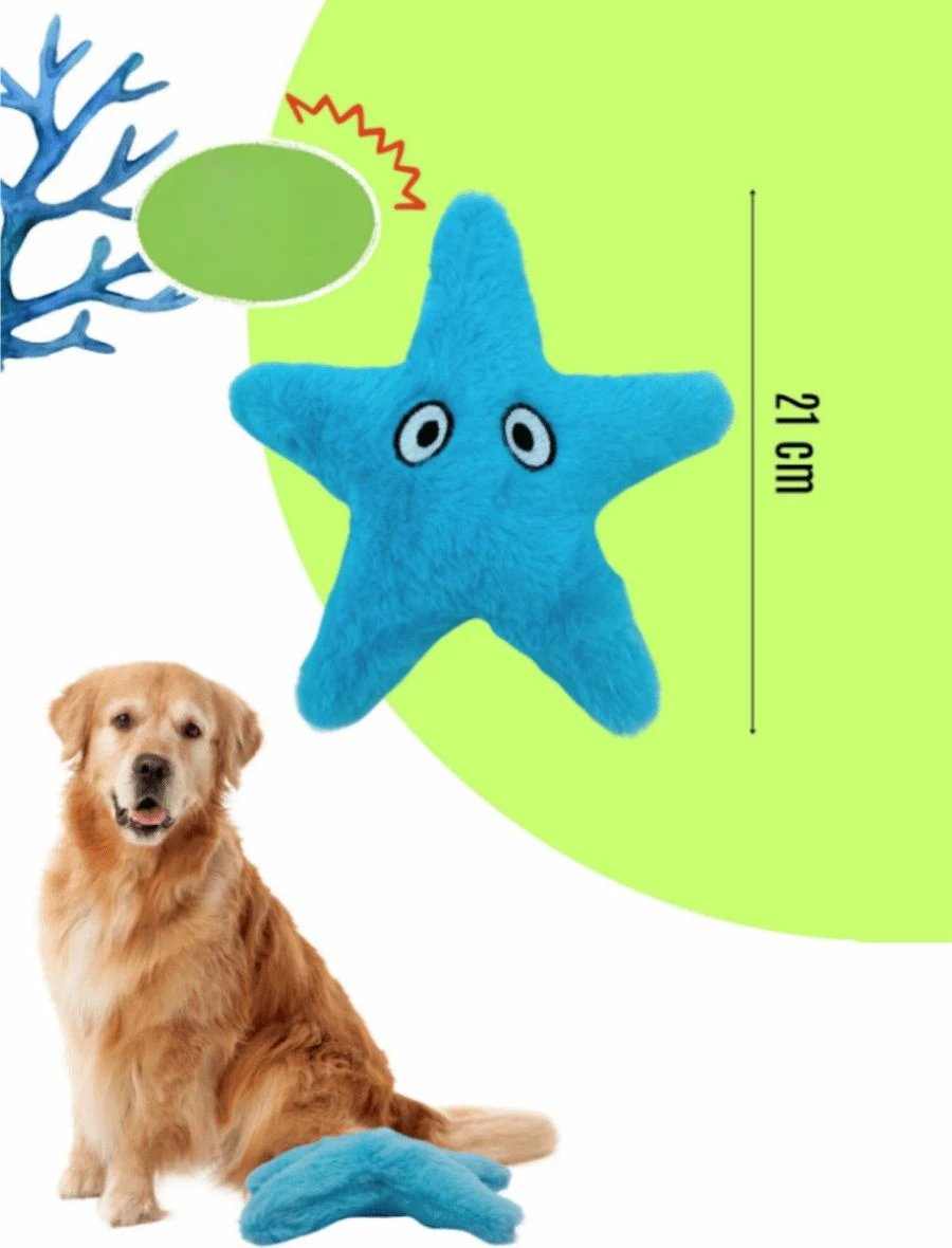 Lodër pelushi për qen, Paws & Whiskers, Havhav 1018, blu, 21cm