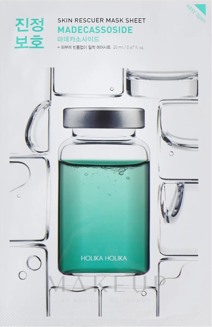 Maskë fytyre Holika Skin Rescue Madecassoside 20ml