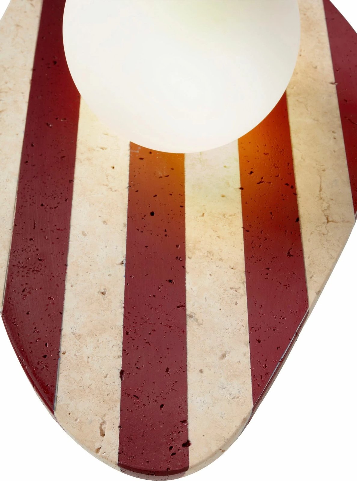 Llambë muri Opviq, Forest, trup travertini, kapak qelqi, ngjyrë bezhë, e bardhë, e kuqe