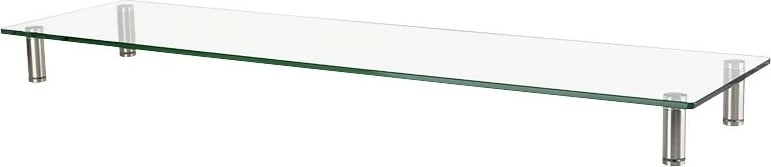 Mbajtëse monitori me xham, LogiLink, BP0060, 1000 x 260 x 93 mm, ngarkesë 20 kg, transparente e bardhë