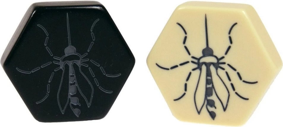 Set zgjerimi për lojë tavoline Swarm G3 Mosquito, 2 pllaka, zi/krem