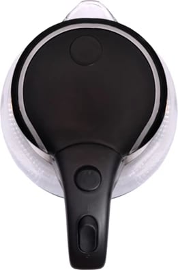 Çajnik elektrik, Adler AD 1225, 1.7 L, qelq, 1850–2200W, bazë 360°, ndriçim LED, filtër sedimenti, e zezë