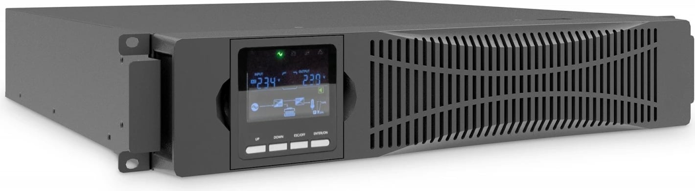 UPS online Digitus DN-170094, 1500VA/1500W, Rack 19", 3x12V/9Ah, 8xC13, LCD, i zi