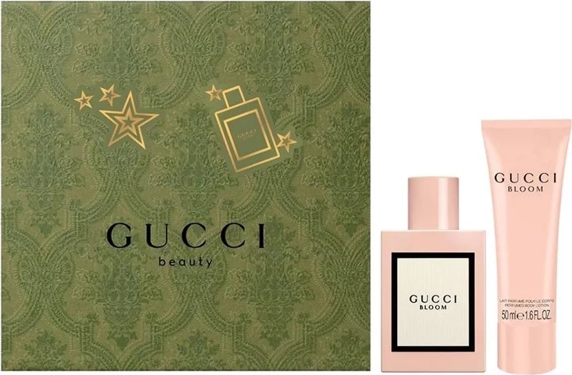 Eau de Parfum për femra Gucci Bloom set 50ml + balsam trupi 50ml