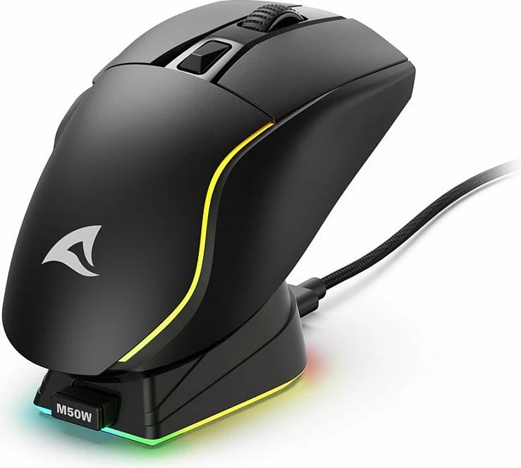 Maus Sharkoon SGM50W, 6400 DPI, i zi
