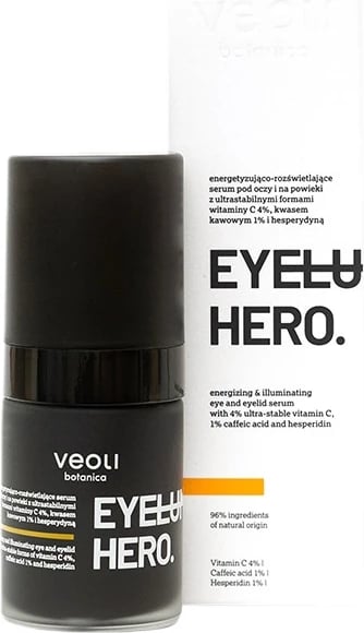 Serum për sy Veoli Botanica Eyeluminate Hero për femra, 15ml