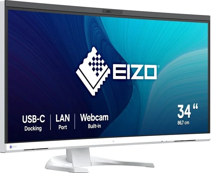 Monitor EIZO FlexScan EV3450XC-WT, 34.1", UltraWide Quad HD, IPS, Bardhë