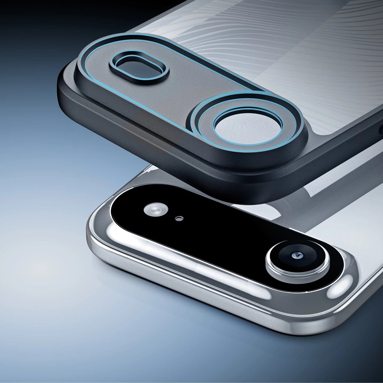 Mbështjellës Dux Ducis Aimo për iPhone 17 Air, i zi