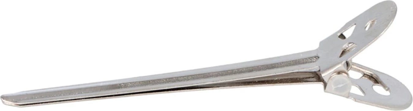 Pinzë për flokë metalike Eurostil Metalica unisex 1 copë