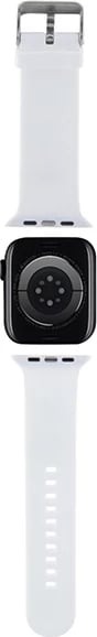 Rrip për Apple Watch Karl Lagerfeld 3D Rubber Choupette Head, silikon, i bardhë