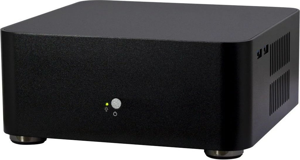 Kasë Inter-Tech A80, ITX, Small Form Factor, alumini, e zezë