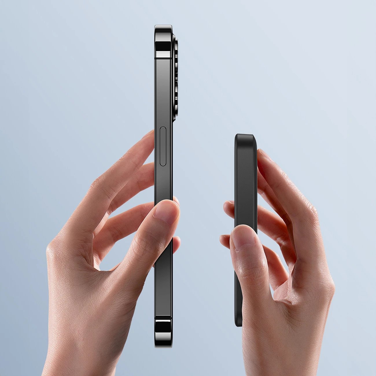 Power bank Baseus Magnetic Mini 5000mAh, 20W, USB-C, me kabllo, e zezë