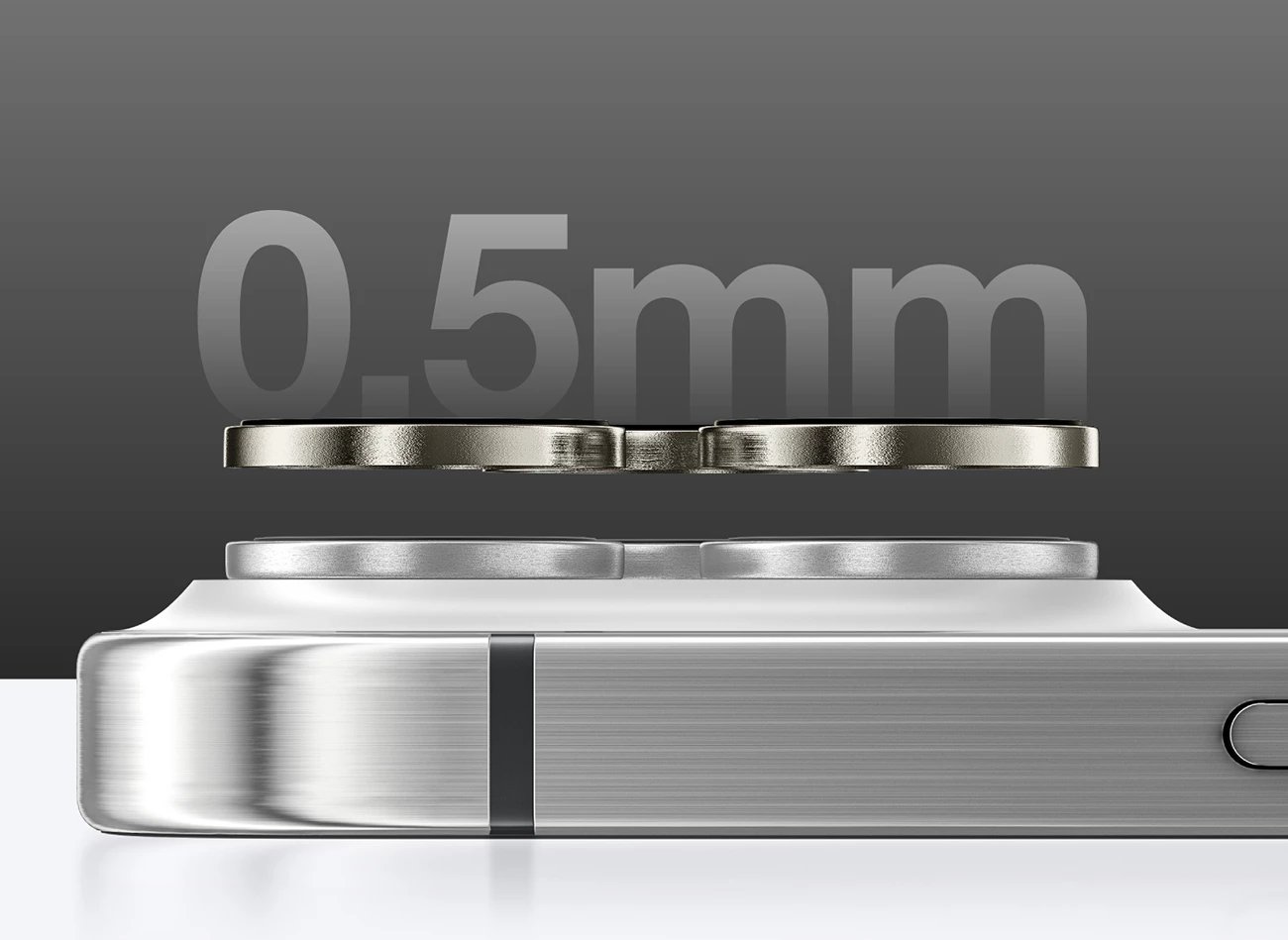 Mbrojtës xhami për kamera AmazingThing AR 3 Lens Glass Full Clear për iPhone 16 Pro / 16 Pro Max, Transparent