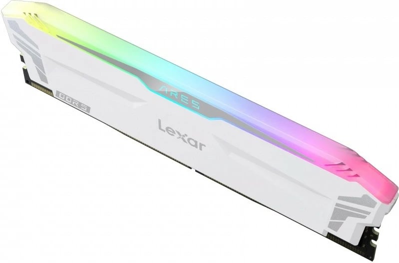 RAM Memorje Lexar ARES DDR5, 32GB (2x16GB), 6400MHz, RGB, Bardhë